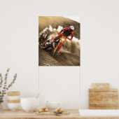Motocross Rider Poster (Küche)
