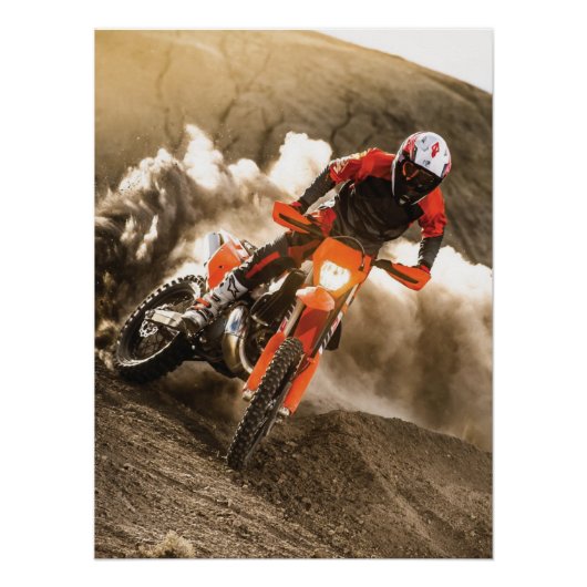 Motocross Rider Poster (Vorderseite)