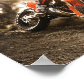 Motocross Rider Poster (Ecke)