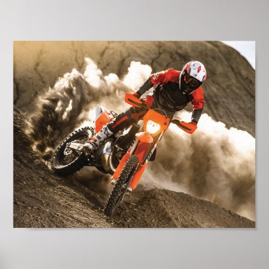 Motocross Rider Poster (Vorne)