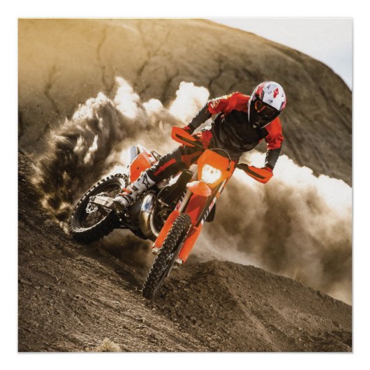 Motocross Rider Poster (Vorderseite)
