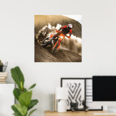 Motocross Rider Poster (Heimbüro)