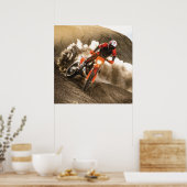 Motocross Rider Poster (Küche)