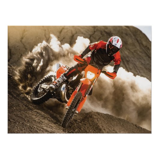 Motocross Rider Poster (Vorderseite)