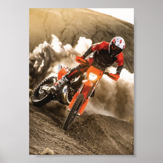 Motocross Rider Poster (Vorne)
