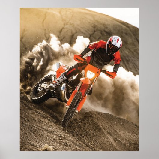 Motocross Rider Poster (Vorne)