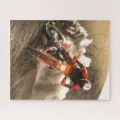 Motocross Rider Puzzle (Horizontal)