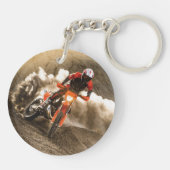 Motocross Rider Schlüsselanhänger (Rückseite)