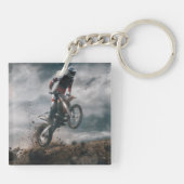 Motocross Rider Schlüsselanhänger (Rückseite)