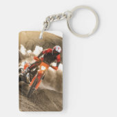 Motocross Rider Schlüsselanhänger (Rückseite)