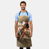 Motocross Rider Schürze (Getragen)