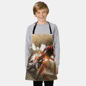 Motocross Rider Schürze (Getragen)