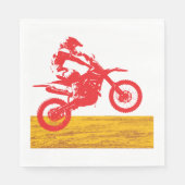 Motocross Rider Serviette (Vorderseite)