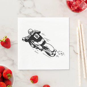 Motocross Rider Serviette