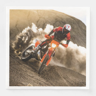 Motocross Rider Serviette