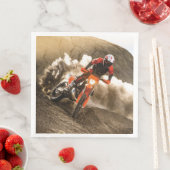 Motocross Rider Serviette (Beispiel)