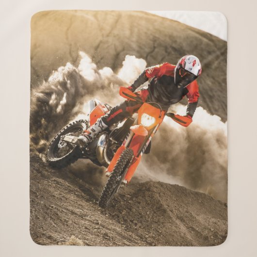 Motocross Rider Sherpadecke (Vorderseite)