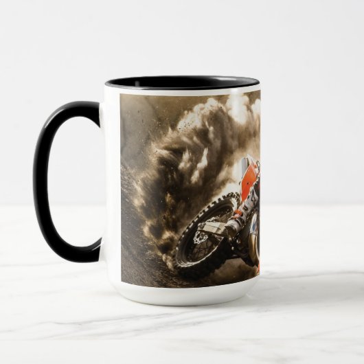 Motocross Rider Tasse (Links)