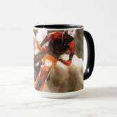 Motocross Rider Tasse (VorderseiteRechts)