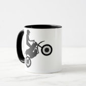 Motocross Rider Tasse (Vorderseite Links)
