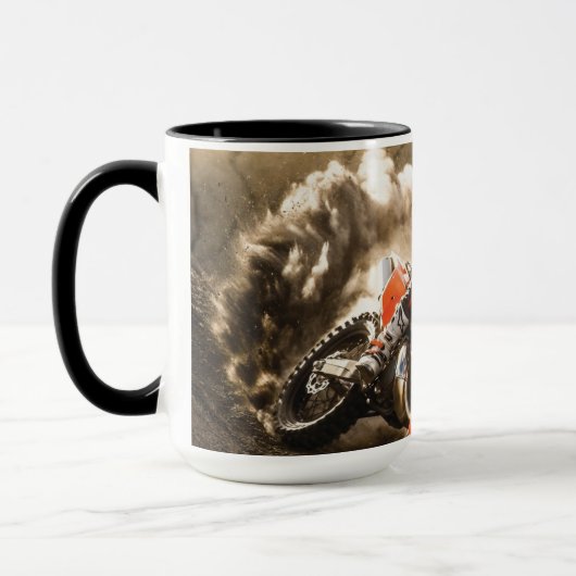 Motocross Rider Tasse (Links)