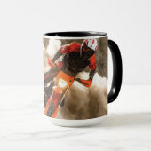 Motocross Rider Tasse (VorderseiteRechts)