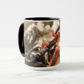 Motocross Rider Tasse (Vorderseite Links)