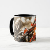 Motocross Rider Tasse (Vorderseite Links)