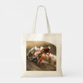 Motocross Rider Tragetasche (Rückseite)