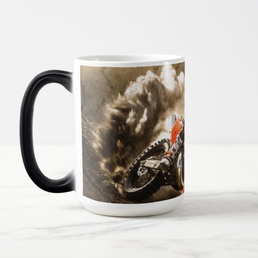 Motocross Rider Verwandlungstasse (Links)