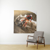 Motocross Rider Wandteppich (Beispiel)