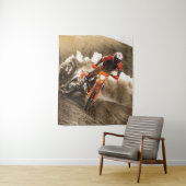 Motocross Rider Wandteppich (Beispiel)