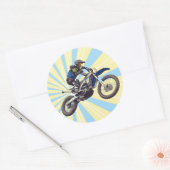 Motocross Runder Aufkleber (Umschlag)