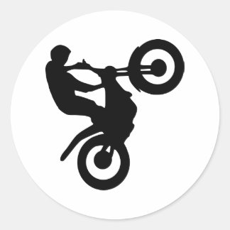 Motocross Runder Aufkleber