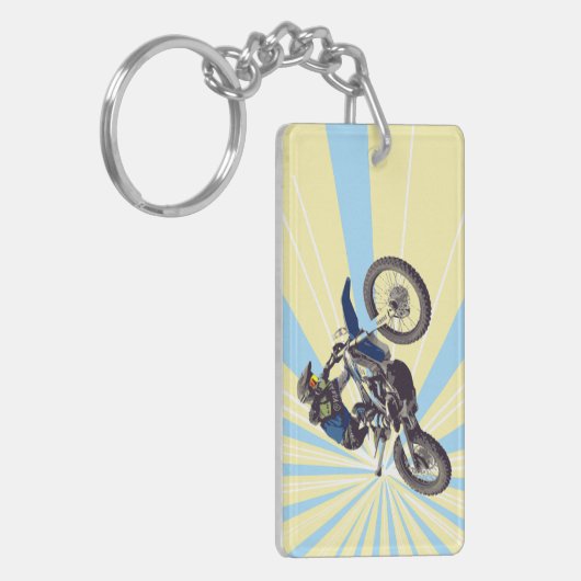 Motocross Schlüsselanhänger (Vorderseite links)