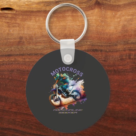 Motocross Schlüsselanhänger (Rückseite)