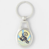 Motocross Schlüsselanhänger (Vorderseite)
