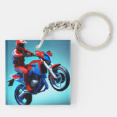 Motocross-Schlüsselanhänger Schlüsselanhänger (Rückseite)