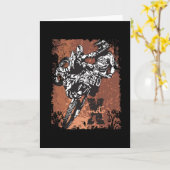 Motocross-Schmutz Karte (Gelbe Blume)