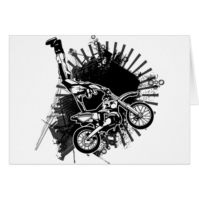 Motocross-Schmutz-Sprung (Vorderseite (Horizontal))