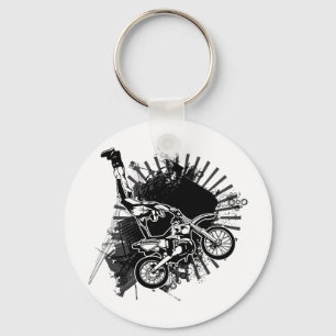Motocross-Schmutz-Sprung Schlüsselanhänger