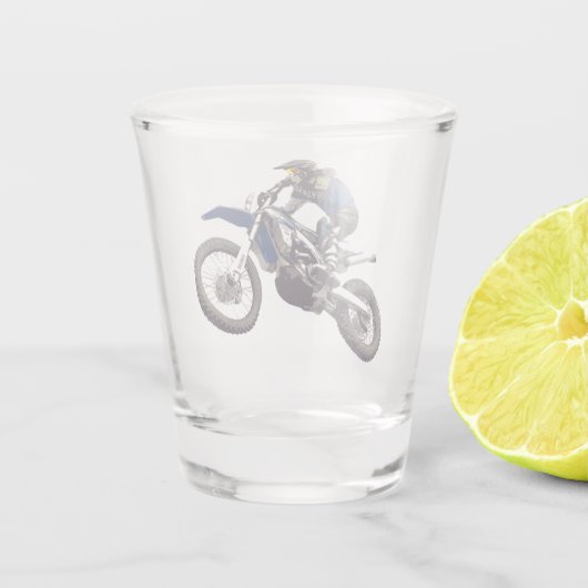 Motocross Schnapsglas (Rückseite)