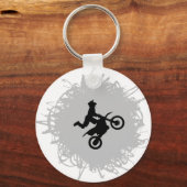 Motocross Scribble Style Schlüsselanhänger (Vorderseite)
