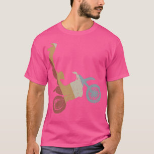 Motocross Seatgrab Retro Style Vintag 792 T-Shirt