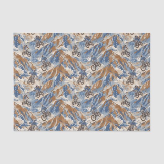 Motocross Seidenpapier (Vorderseite)