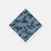 Motocross Serviette (Ecke)