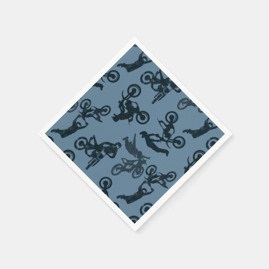 Motocross Serviette (Ecke)