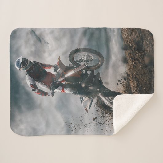 Motocross Sherpadecke (Vorderseite (Horizontal))