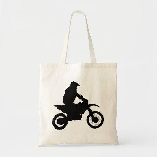 Motocross-Silhouette Tragetasche (Vorne)