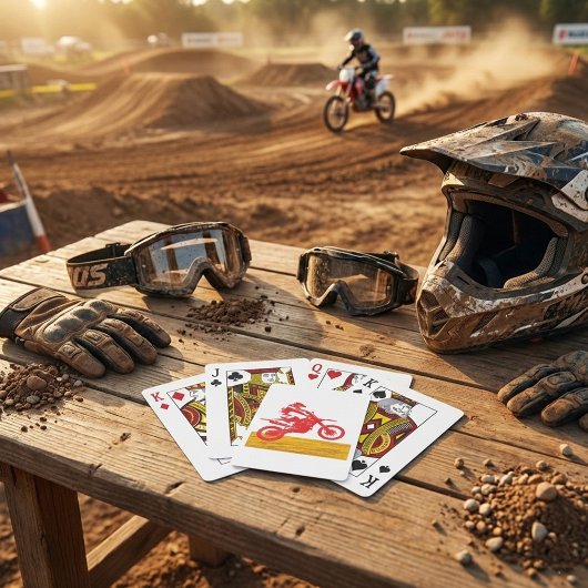 Motocross Spielkarten